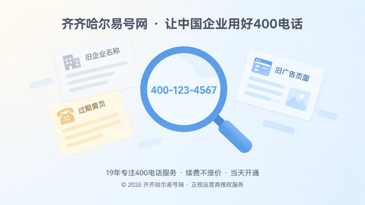 2026年400电话避坑指南：办理前先查号码历史痕迹